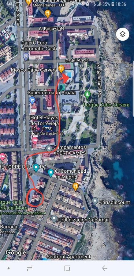 Апартаменты 001 Cabomar I Con Vistas Al Mar Торевьиа Экстерьер фото